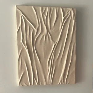 El Diluvio | Relieve de pared con lienzo maleado